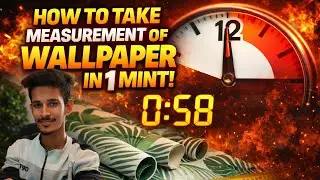 How to Measure Wall for Customized Wallpaper in 1 Minute | Easy Wall Measurement Guide