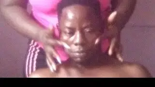 Trending ASMR video~ cracking gum, applying oil and massaging of face ASMR ⭐⭐.