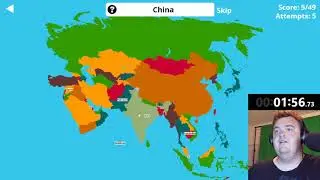 Geography Practice - Asia & Americas (Speed Run)