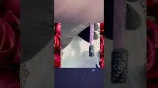 3D Rose Nails art