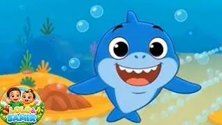 Baby Sharks & Family Pool Fun 🦈💙 | Dance and Play