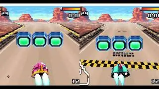 F-Zero Climax Custom Tracks: Slim Line (SplitScreen)
