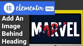 How To Make A Heading Title Transparent And Show An Image Behind - Elementor CSS Effect