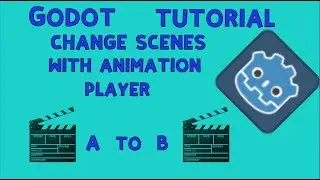 godot scene changer with animation player and colorRect