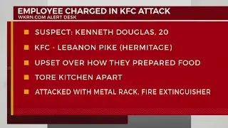 Hermitage KFC employee charged with assault after destroying kitchen over food preparation