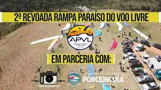 2&ordf; Revoada Rampa Para&iacute;so do V&ocirc;o Livre - APVL - Porci&uacute;ncula - Filmagem A&eacute;rea