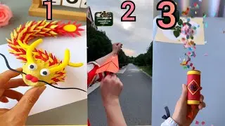 1.Make snaps with egg yolks 2.make a paper rocket 3.Make a Party Rocket from Paper #box #viralvideo