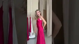 Radiant in Raspberry &mdash; Full-Length Satin Slip Dress by Serena Silueta
