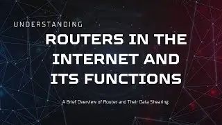 ROUTERS IN THE INTERNET AND ITS FUNCTIONS | ACN (Advance Computer Network) #acn #engineering