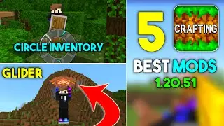 Top 5 Best Mods For Crafting and Building 1.20.51 | Crafting and Building Mods