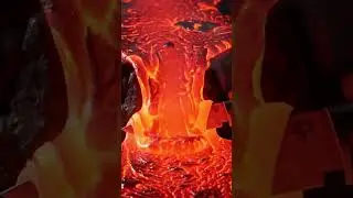 Satisfying Lava Cutting ASMR 🔥 | Mesmerizing Molten Lava Slice Loop
