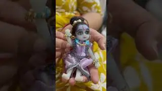 #Silicone Kanha ji 5.5 inch RADHE RADHE