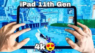 iPad 11 A16 HANDCAM PUBG in 2025 🔥/ Super Smooth+Extreme Livik Gameplay 😍Pubg Test in 2025