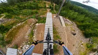 FULL RUN DOWN B-RAGE! DOUBLE BLACK JUMP LINE!