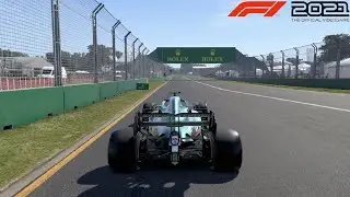 F1 2021 PS4 | Aston Martin F1 AMR21 2021 - Melbourne GP Circuit Australia [4K]