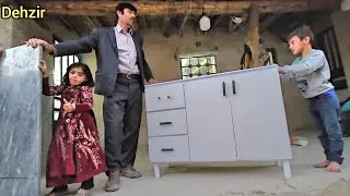 Mr. Ghorban's trip to thecitybuying kitchen cabinets and the family's efforts to move things home 🏠🚚