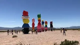 The not so famous sculpture #7magicmountainrocksnevada #boulders #sevenmagicmountains