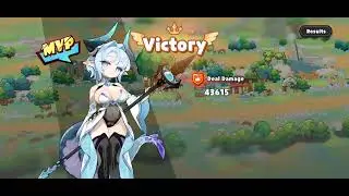 Philuna - Victory Screen - Monmusu Girls Autobattler #anime #waifu #waifugame #monstergirl