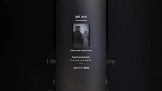 just once 1
