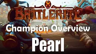 Battlerite Champion Overview - Pearl: The Ocean Sage Gameplay | AldysTV