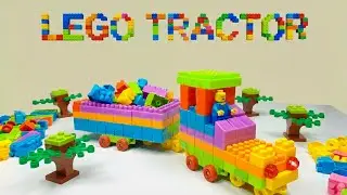 Satisfying DIY LEGO Tractor | ASMR Building Blocks [RELAXING]