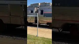 Amtrak Silver Star 91 departs Alexandria Station P42DC&rsquo;s 119 and 10, 9/2/2023