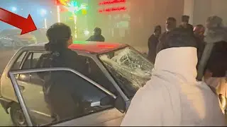 Larki ny gari thok di 😭||Accident 