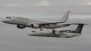 Bye Bye Augsburg Airways - Fly-By, Low Pass and last Take Offs