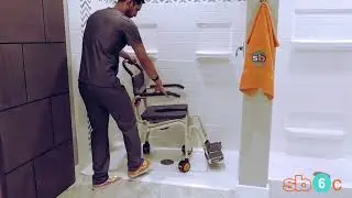 ShowerBuddy SB6C Roll in shower chair Overview