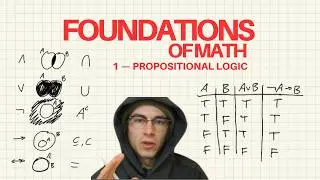Foundations 1 &mdash; Propositional Logic | Implication, Connectives, Truth Tables