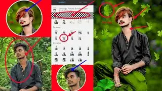 Green 🟢 Town Photo Editing in Lightroom 😱 Faceapp Hair Editing step by step in Hindi