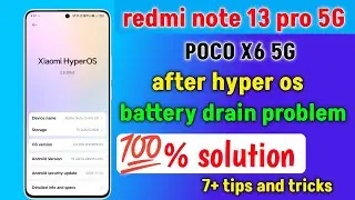 Redmi note 13 pro 5G battery saving tips and tricks//redmi note 13 pro battery backup kaise badhaye 