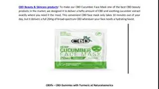 Buy Now CBD Beauty and Skincare products at Naturalsamerica