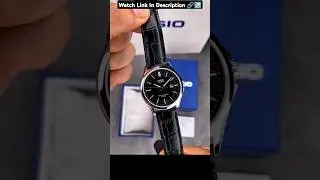 Casio Sapphire Minimalist Luxurious Elegant Men's Watch #luxurywatchesformen #elegantwatches #casio