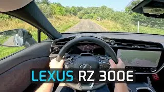 2025 LEXUS RZ 300e 204 HP POV TEST DRIVE