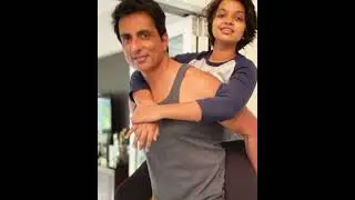 indian fighter Sonu Sood with his family🧏&zwj;♀️ lovely family#short #whatsappstatus #youtubeshorts