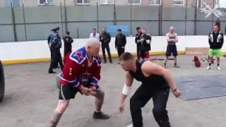Training in a Russian prison