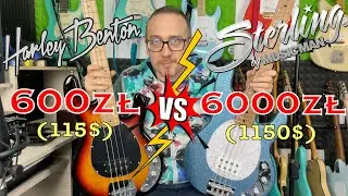 Harley Benton MB-4 za 600zł VS. 10x Droższy Sterling by Music Man Ray34 za 6000zł!!!