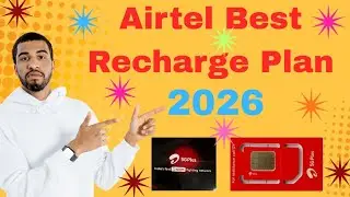 Airtel Best Recharge Plan2026|Airtel Recharge Plan2026|Airtel 5G Unlimited Data|Airtel Calling Plan 
