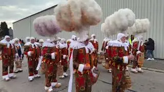 Cortège avec les gilles de Rebecq au tour carnavals par le comité Gilde à Frasnes-lez-Anvaing 2026