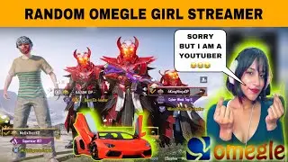 RANDOM OMEGLE  GIRL STREAMER IN LOBBY😍 & SHE WAS SINGING BHOJPURI SONG | BEST SHOCKING REACTION😂