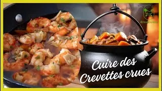 Comment faire cuire des crevettes crues