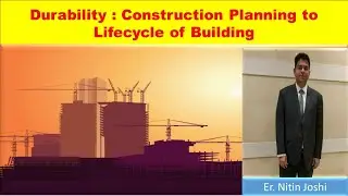 Webinar on Durability Construction Planning to Lifecycle of Buildings | Zero Fees | Nitin Joshi