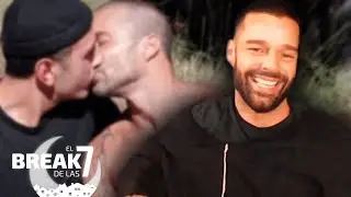 Ricky Martin cuenta la historia del primer beso ante las cámaras con su esposo | El Break de las 7