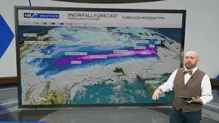 Major ice and snow storm to disrupt weekend travel across Southeast, heavy rain for South Florida
