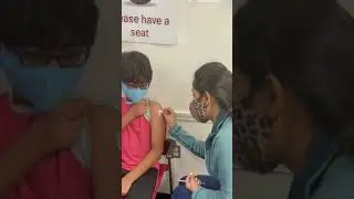 COVID 19 vaccine for 5-12 years kids in USA|Tej got Pfizer first shot successfully|Shorts.