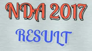 NDA -1 2017 ||RESULT||