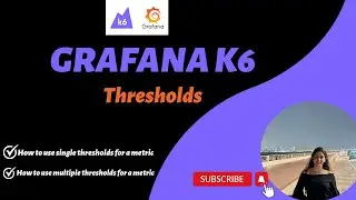 k6 || Thresholds ||  How to define thresholds by using the built-in metrics