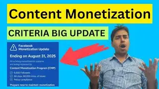 Facebook Content Monetization Update | Facebook Content Monetization Big Update l Latest Update