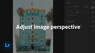Adjust perspective and image geometry | Architecture Photography #shorts